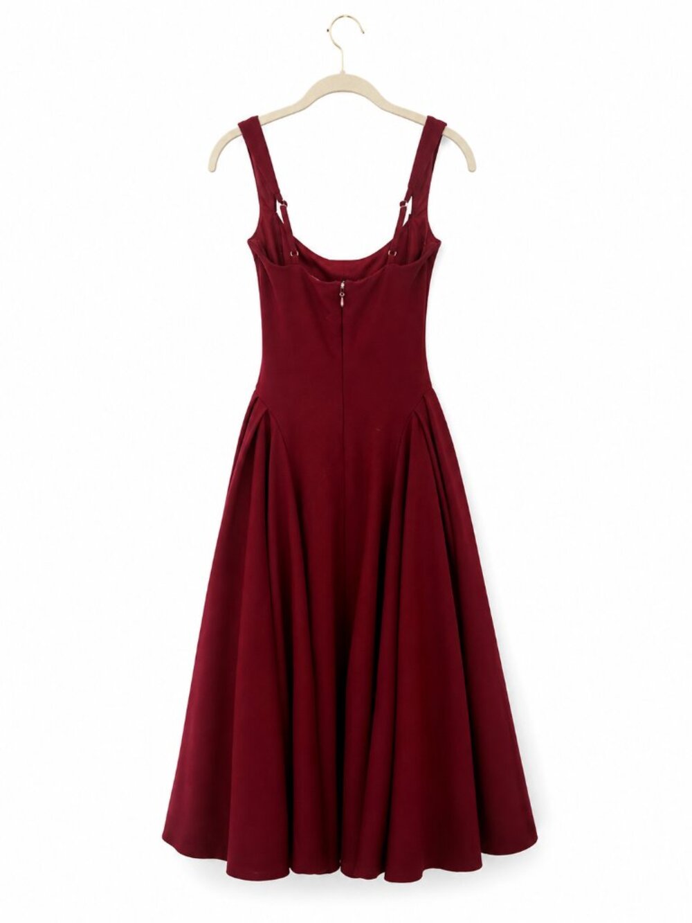 Babyboo Fashion Betty Midi Dress- Cherry Lacquer - Picture 3 of 7